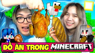 PHONG CẬN SAMMY THỬ THÁCH 24 GIỜ ĂN TOÀN ĐỒ ĂN TRONG MINECRAFT [upl. by Livingston961]