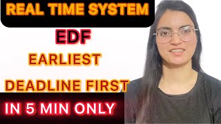 Earliest Deadline First EDF rtos [upl. by Artkele428]