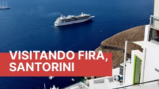 Desembarque de cruzeiro em SANTORINI GRÉCIA  O QUE FAZER PELA CIDADE [upl. by Baugh799]