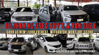 Quality Used Cars for sale Philippines  Bilihan ng SUV amp Van Used Cars 2024 [upl. by Normie]