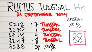 PREDIKSI MASTERJEPE HK  PREDIKSI HONGKONG 21 SEPTEMBER 2024  RUMUS TUNGGAL HK HARI INI  RUMUS AI [upl. by Bullion371]