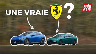 Ferrari Purosangue x Alfa Giulia Quadrifoglio  une Ferrari peut en cacher une autre [upl. by Dreda]