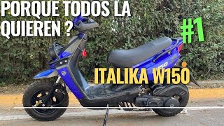 motoneta ITALIKA  W150 2020 vale la pena [upl. by Rider619]