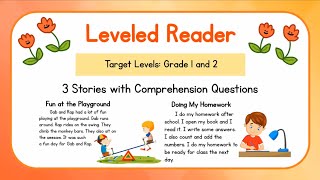 Reading for Grade 1 and Grade 2  Reading Comprehension  Learn English Through Stories Set 6 [upl. by Laine719]