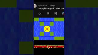 Comment your name dropper in Minecraft 😘 shorts shortsfeed trending trendingshorts viral [upl. by Baxy]