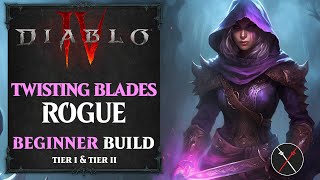 Diablo 4 Rogue Build Guide  Twisting Blades Leveling Build [upl. by Aninaig]