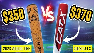 2023 Demarini Voodoo One VS Marucci Cat X  BBCOR Bat Review  GIVEAWAY [upl. by Nyladnor513]