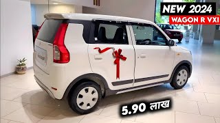 Maruti Suzuki Wagon r 2024 new model in india Wagon r vxi 2024 on road price features review [upl. by Job]