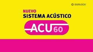 Nuevo Sistema Acústico ACU60  Durlock® [upl. by Demodena]