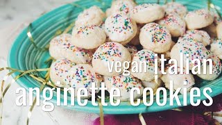 vegan Italian anginette cookies  hot for food [upl. by Alyahsal766]