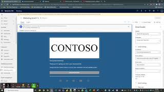 D365 Marketing Lesson 9 Create Emails for the branches in our upcoming interactive Customer Journey [upl. by Alexina]
