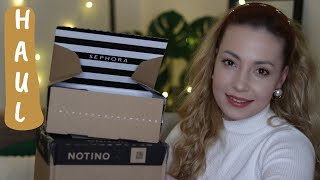 Haul  Notino Sephora si Cult Beauty [upl. by Limaa3]