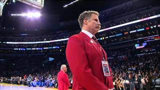 Will Ferrell a security guard at Staples Center [upl. by Ennahoj]