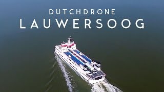 Dutch Ferry at Lauwersoog  Drone  DJI Phantom 3 Pro [upl. by Ahtnicaj510]