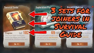 3 sets for joiners in Survival Guide StateofSurvivalOfficialenglish subtitles [upl. by Enyawed]