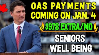 OAS Payment 978 Per Month Coming For Seniors Just In Few days  Canada Revenue Agency CRA [upl. by Ranee698]