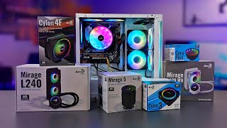 RGB hasta en los VENTILADORES para más FPS  Disipadores [upl. by Taffy]