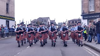 2024 Stewards March Argyllshire Gathering amp Oban High School Pipe Band  Oban Highland Games [upl. by Wait278]