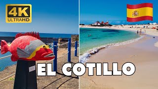 EL COTILLO  Fuerteventura Canary Islands  Some of Europes Best Beaches 4K [upl. by Annhej]