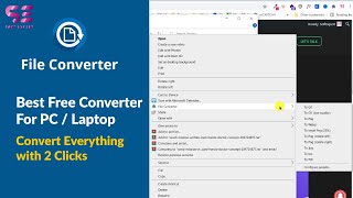 Free File Converter for PC  Convert Everything with two clicks ✌ [upl. by Ayikan147]