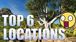 TOP 6 Ark Ascended Island Base Locations No Caves  Ark [upl. by Arbmahs502]