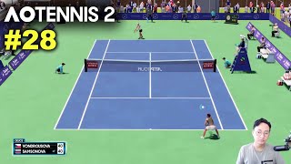 Vondrousova vs Samsonova  AO TENNIS 2 Simulation Gameplay 28 wCommentary [upl. by Alena277]