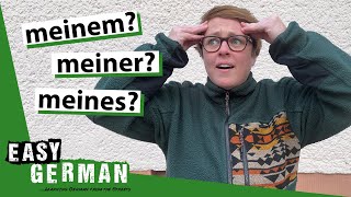 How to Remember Possessive Pronoun Endings  Super Easy German 225 [upl. by Torrence]