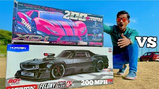 RC Worlds Fastest Black Beast Vs XO1 Car Fight  Chatpat toy tv [upl. by Nasus]