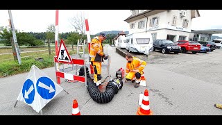 Sicherheit beim Arbeiten in Schächten [upl. by Ahsenal661]