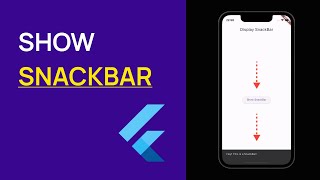 Flutter Display SnackBar with ScaffoldMessenger Step by step [upl. by Farron]