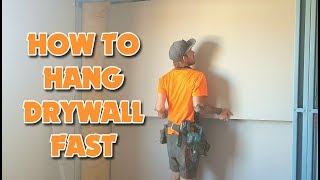 Hanging Drywall  How do I Install Drywall [upl. by Einneb]