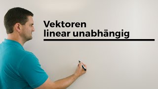 k so wählen dass 3 Vektoren linear unabhängig sind Gaussverfahren  Mathe by Daniel Jung [upl. by Henigman255]