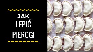 Jak lepić pierogi ❤️ [upl. by Ynaittirb]