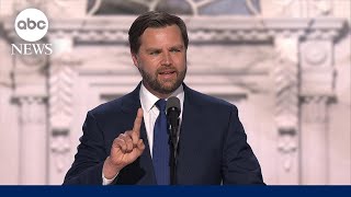 FULL SPEECH JD Vance delivers keynote address as Trump’s running mate at RNC [upl. by Leirua]