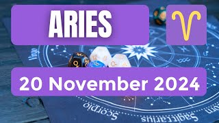 Aries horoscope  Aries Horoscope for Today 20 November 2024 [upl. by Bronez]