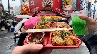 10 Best Street food in Osaka Japan 🍙🍡 [upl. by Annemarie]