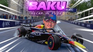 Baku In a Nutshell  F1 24 version [upl. by Jsandye]