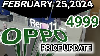 OPPO PRICES UPDATE RENO 11 5GReno10Reno85GA18A38A58A985GA77sA78FindN3Flip [upl. by Nnylhtak]