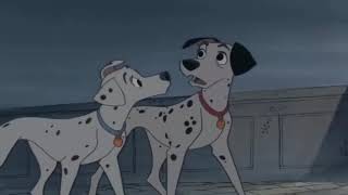 101 Dalmatians Pongo and Perdita leave town to retrieve their puppies HD [upl. by Frieder]