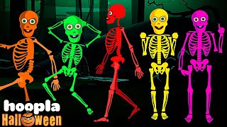 Dancing Skeletons At Night  Spooky Scary Kids Songs  Hoopla Halloween [upl. by Darlene225]