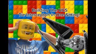 Building The UCS Tie Interceptor In One Sitting [upl. by Athenian179]