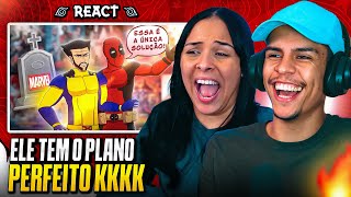 DEADPOOL EXPLICA COMO VAI SALVAR A MARVEL  Voice Makers  Casal Jounin React 🔥 [upl. by Hallutama]