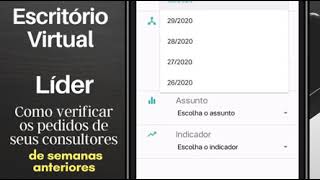 Escritório Virtual Tupperware Lideres  como consultar pedidos anteriores de seus consultores [upl. by Jacquet]