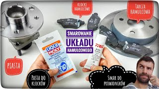 Jak smarować układ hamulcowy klocki zaciski prowadnice  czytaj opis  ForumWiedzy [upl. by Llywellyn]