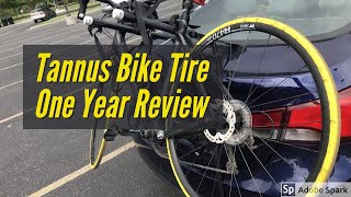 Tannus bike tires one year update [upl. by Adnamar]