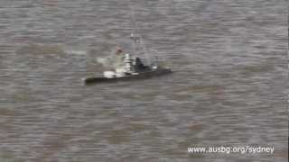 USS Iowa Sunk August 2012 Sydney [upl. by Sturges]