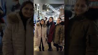 Oxford Street amp Hyde Park Winter Wonderland London 2021 Aneri amp Paras [upl. by Yhtnomit]