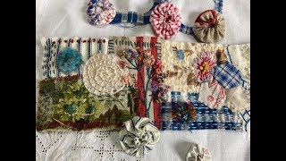 Update and adding hexis  slowstitching project  inspired by Anne Brooke  sew4thesoulhannemade [upl. by Aeriela942]