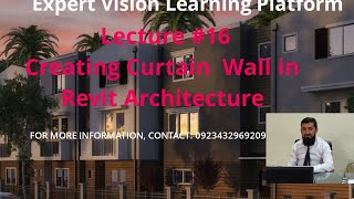 Creating Curtain Wall in Revit Architecture [upl. by Quintana]