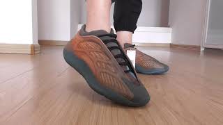 PK God Yeezy Boost 700 V3 Copper Fade On Foot Review [upl. by Bibby]